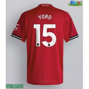 Manchester United Leny Yoro #15 Hemmatröja 2025-26 Kortärmad